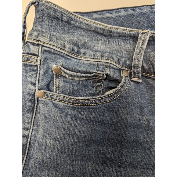 Torrid Feel The Fit Blue Super Soft Denim Jeggings Size 14R Zipper 3 Button Up - Picture 4 of 9